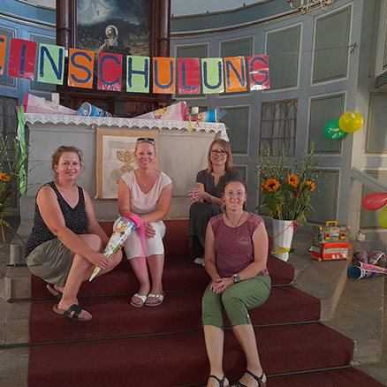 Foto Einschulungsfeier Junior-Campus Höhnstedt Personen Vorstand